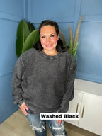 Essential Luxe Corded Sweatshirt