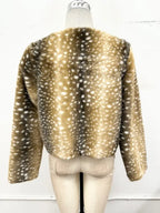 Fall Fawn Spot Fur Jacket