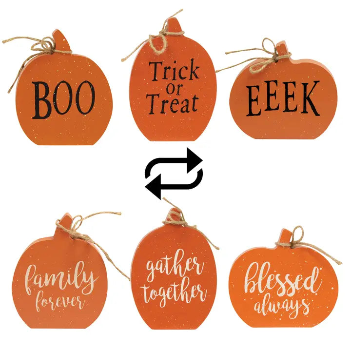 Chunky Reversible Pumpkins