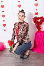 Force Of Nature Leopard Bow Tie Vest