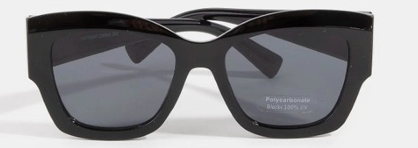 Chunky Square Cat Eye Sunglasses