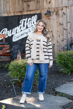 Keep Me Close Scarf Sweater Top