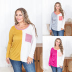 Glow Up Color Block Top