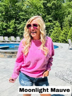 Essential Luxe Corded Sweatshirt