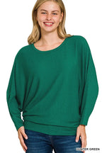 Just Saying Fall Dolman Top