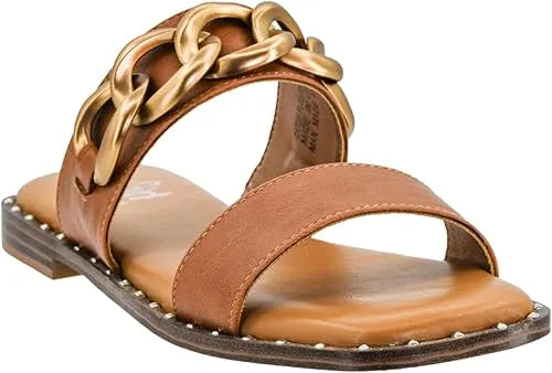 Catch Flights Not Feelings Corky Sandal