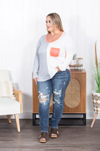 Glow Up Color Block Top