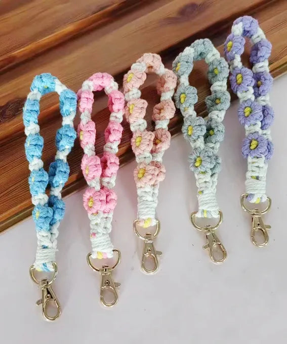 Handmade Flower Key Chain