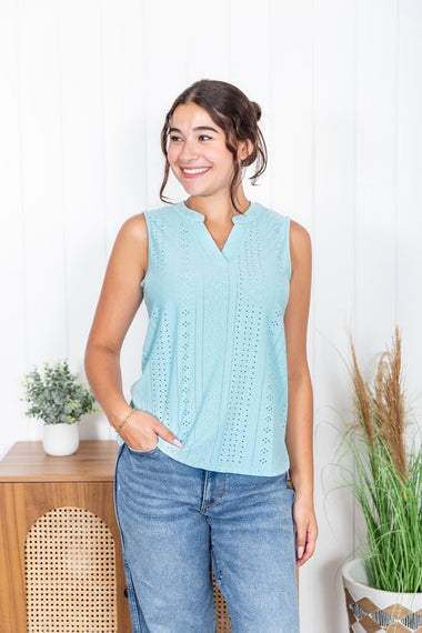 Buy blue When The Time Comes Tank