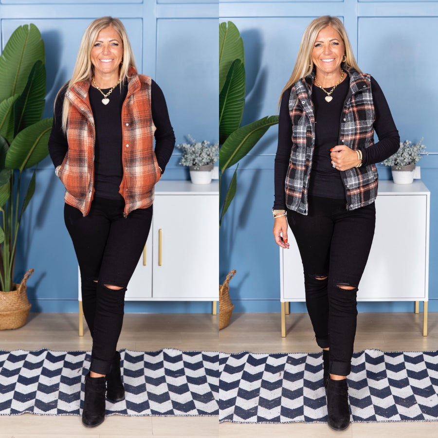 Perfectly Plaid Vest