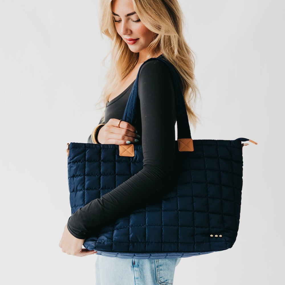 Day Dreamer Quilted Tote Bag Wholesale-Tote Bag-Pretty Simple