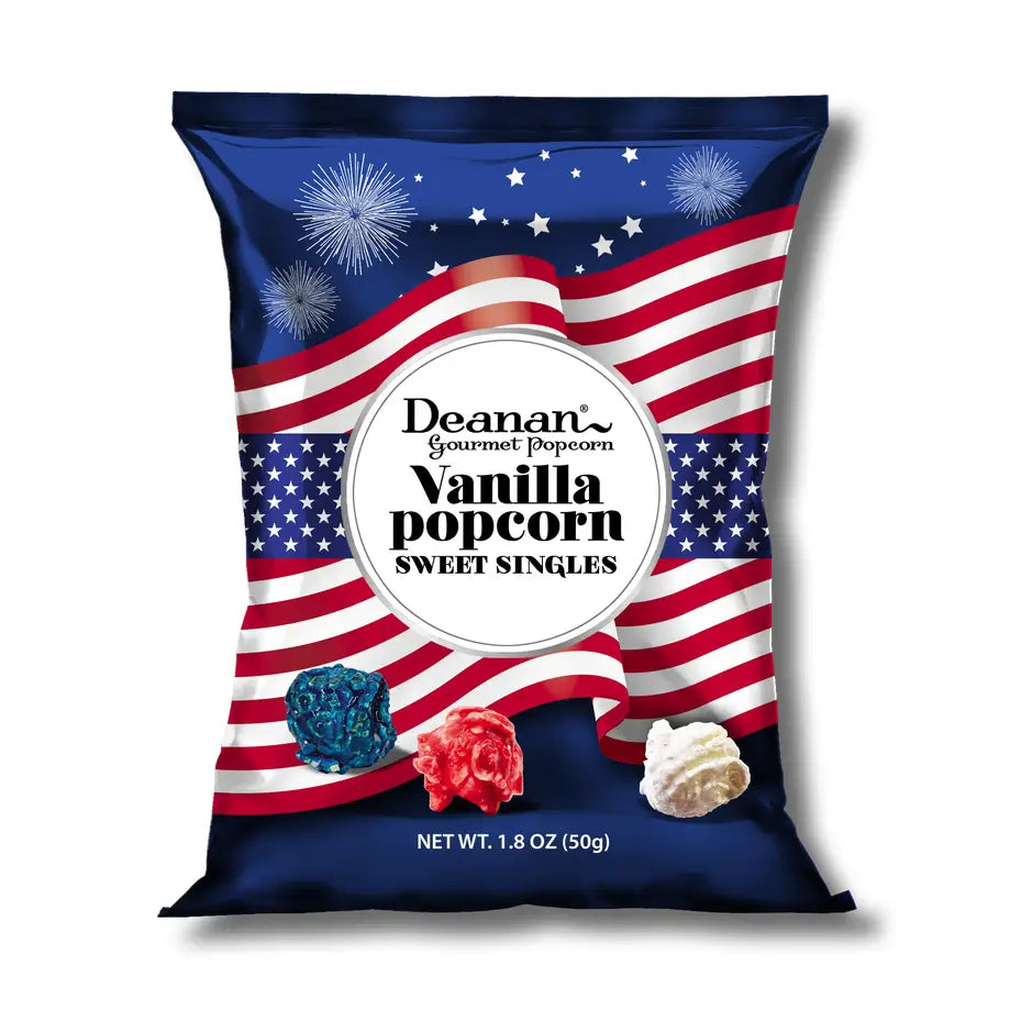 Patriotic Vanilla Popcorn