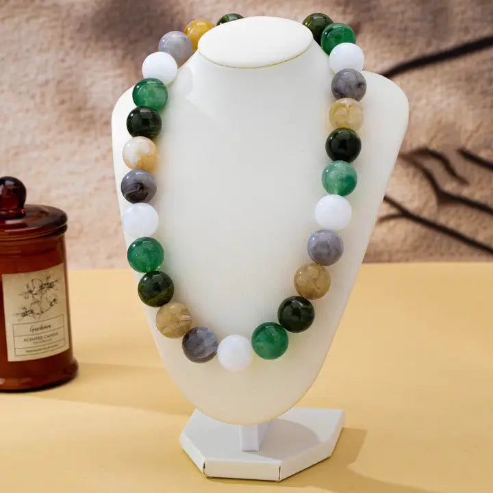 Multicolor Chunky Bead Necklace
