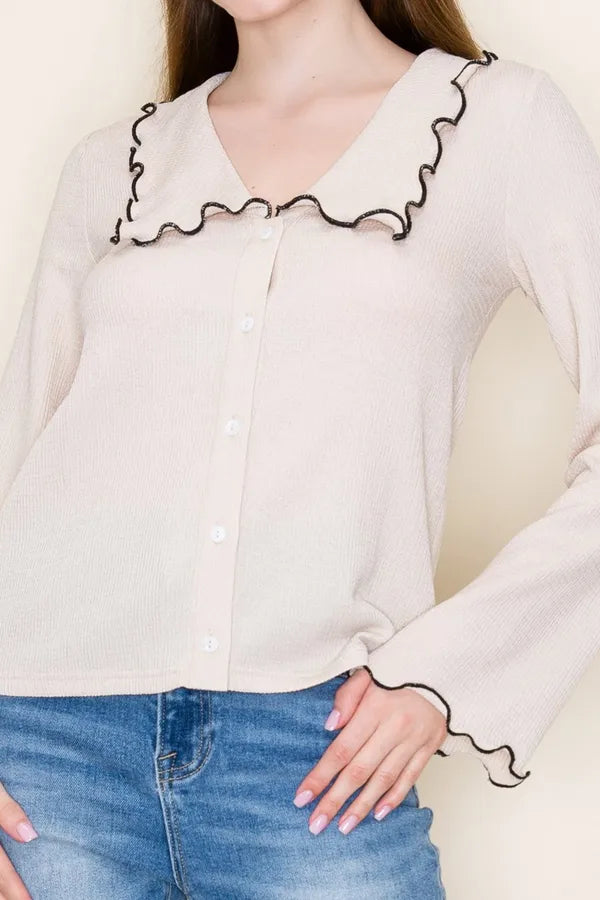 Endless Talks Long Sleeve Top