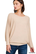 Just Saying Fall Dolman Top