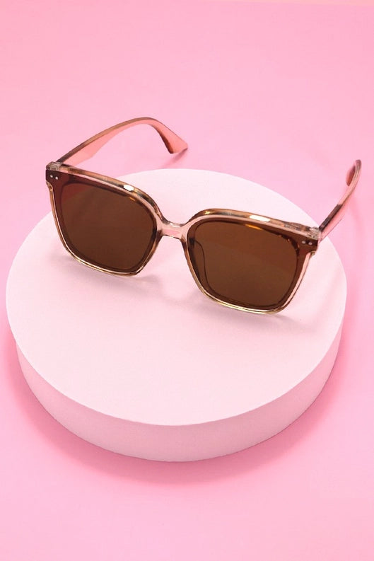 Acetate Square Cateye Sunglasses