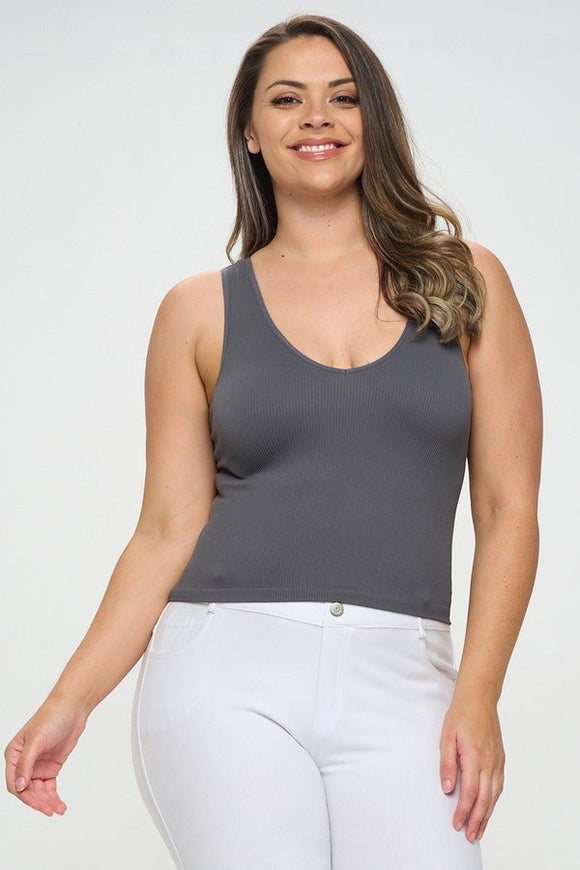 Your New Go To Reversible Ribbed Tank