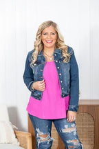 The Teddie Judy Blue Denim Jacket