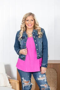 The Teddie Judy Blue Denim Jacket