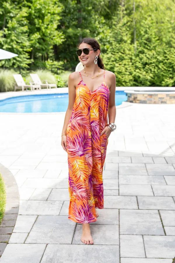 Sunset Splash Romper