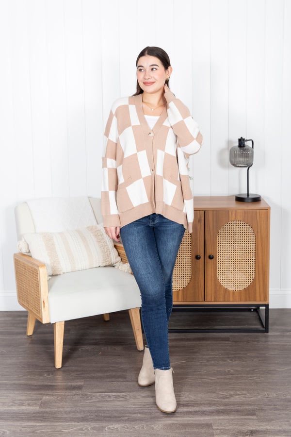 Check Mate Cardigan