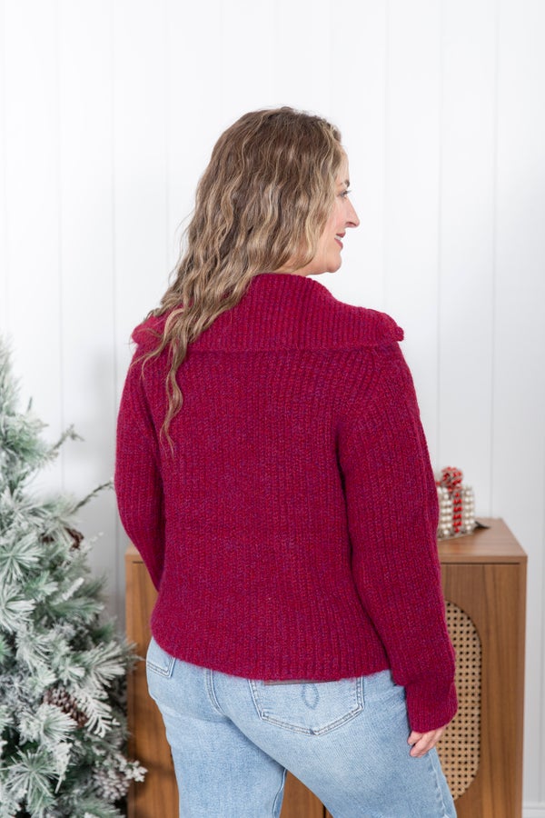The Darling Zip Up Sweater