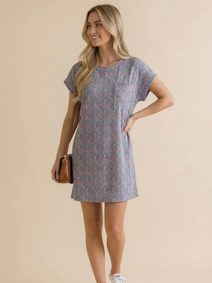 Where It Lands Floral Dress