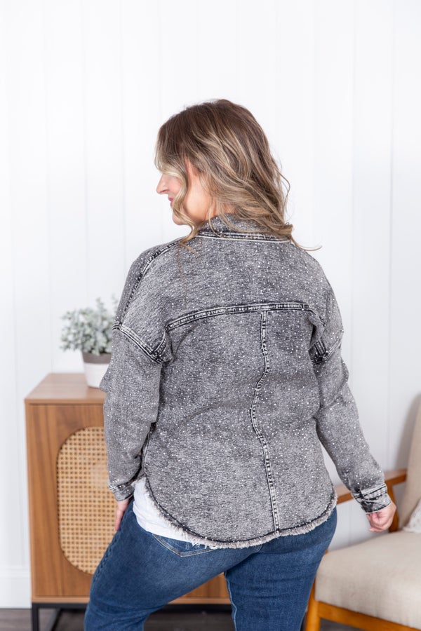 Talk About It Denim Jacket