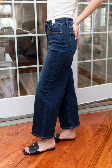 The Lyla Ankle Wide Judy Blue Jeans - 0