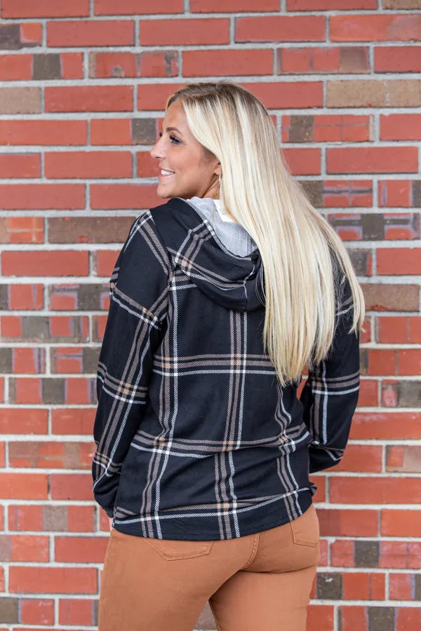 So Plaid On Me Hoodie