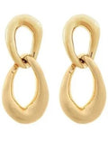 Double Oval Linked Earrings