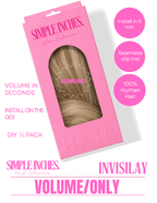 InvisiLay Clip In- VOLUME/ONLY - Simple Inches Hair Extensions