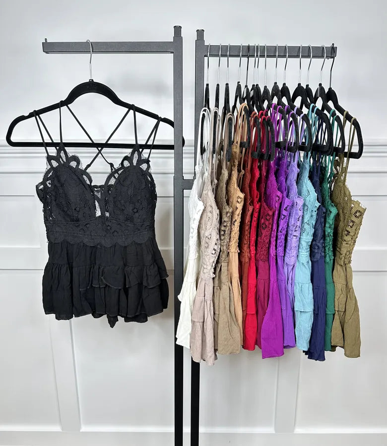 Lace To The Finish Top