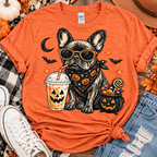 Halloween Frenchie Graphic Tee