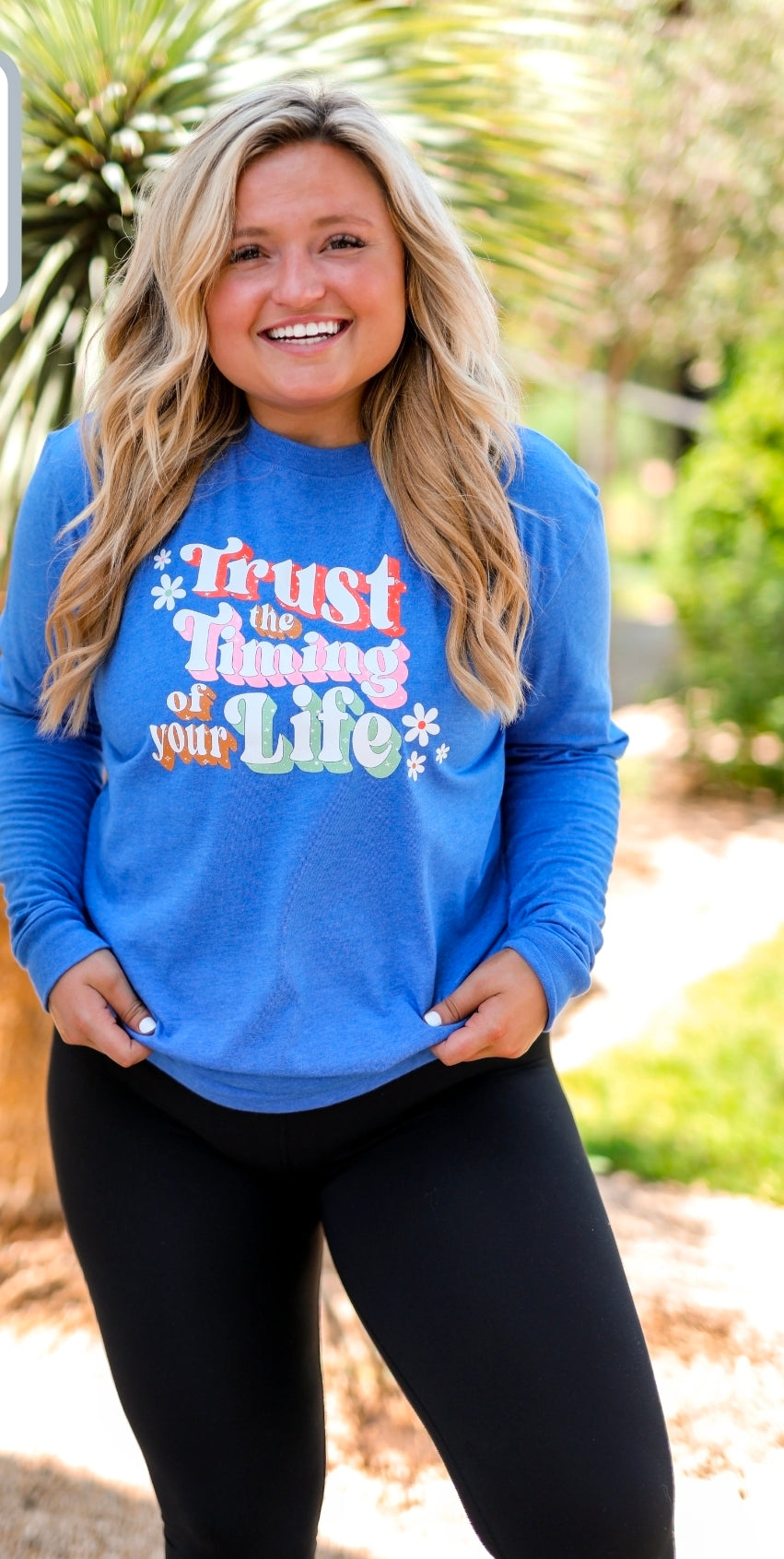 TIMING OF LIFE LONG SLEEVE CREW