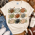 Football Patterns Graphic Tee