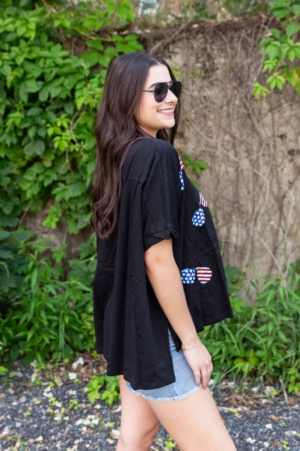 Red White And Cool Top