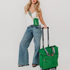 Tenley Quilted Tote Roller Bag Wholesale-Tote Bag-Pretty Simple