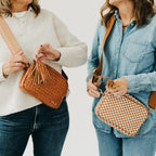 Woven Willow Camera Crossbody Bag Wholesale-Crossbody Bag-Pretty Simple